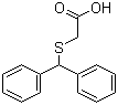2-[(二苯甲基)巯基]乙酸分子结构 (CAS 63547-22-8)