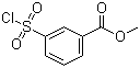 Methyl 3-(chlorosulfonyl)benzoate molecular structure (CAS 63555-50-0)