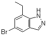 5-Bromo-7-ethyl-1H-indazole molecular structure (CAS 635712-49-1)