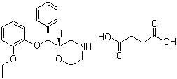 Esreboxetine succinate molecular structure (CAS 635724-55-9)