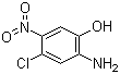 2-氨基-4-氯-5-硝基苯酚分子结构 (CAS 6358-02-7)