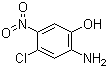 2-氨基-4-氯-5-硝基苯酚分子结构 (CAS 6358-07-2)