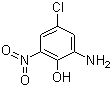 structure of CAS# 6358-08-3, 2-Amino-4-chloro-6-nitrophenol