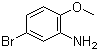 4-溴-2-氨基苯甲醚分子结构 (CAS 6358-77-6)