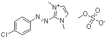 2-[(4-Chlorophenyl)azo]-1,3-dimethyl-1H-imidazolium methyl sulfate molecular structure (CAS 63589-32-2)