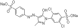 酸性黄 17分子结构 (CAS 6359-98-4)