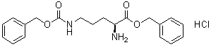 N5-[(Phenylmethoxy)carbonyl]-L-ornithine phenylmethyl ester monohydrochloride molecular structure (CAS 63594-37-6)