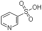 结构式 CAS# 636-73-7, 3-吡啶磺酸; 吡啶-3-磺酸