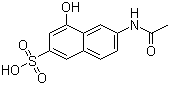 6-Acetamido-4-hydroxynaphthalene-2-sulphonic acid molecular structure (CAS 6361-41-7)