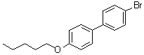 4-Bromo-4'-(pentyloxy)biphenyl molecular structure (CAS 63619-51-2)