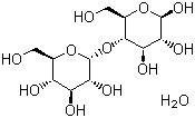 结构式 CAS# 6363-53-7, 麦芽糖一水合物
