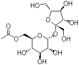 Sucrose-6-acetic ester  molecular structure (CAS 63648-81-7)