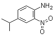 4-异丙基-2-硝基苯胺分子结构 (CAS 63649-64-9)