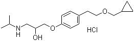 盐酸倍他洛尔分子结构 (CAS 63659-19-8)