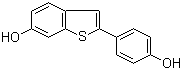 结构式 CAS# 63676-22-2, 2-(4-羟基苯基)苯并[b]噻吩-6-醇