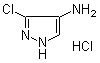 3-Chloro-1H-pyrazol-4-amine hydrochloride molecular structure (CAS 63680-90-0)
