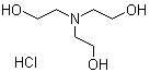 结构式 CAS# 637-39-8, 三乙醇胺盐酸盐