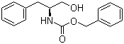 结构式 CAS# 6372-14-1, Cbz-L-苯丙氨醇; (S)-(-)-2-(苄氧羰基氨基)-3-苯基-1-丙醇