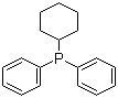 structure of CAS# 6372-42-5, Cyclohexyldiphenylphosphine;Cyclohexyl diphenyl phosphine