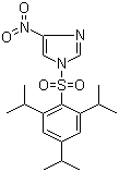 结构式 CAS# 63734-76-9, 4-硝基-1-[[2,4,6-三(异丙基)苯基]磺酰基]-1H-咪唑