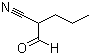 2-氰基戊醛分子结构 (CAS 63744-92-3)