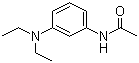 3-(N,N-二乙基)氨基乙酰苯胺分子结构 (CAS 6375-46-8)