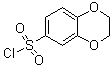 1,4-苯并二恶烷-6-磺酰氯分子结构 (CAS 63758-12-3)