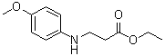 4-甲氧基-N-[2-(乙氧羰基)乙基]苯胺分子结构 (CAS 63767-58-8)