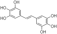 结构式 CAS# 637776-83-1, 4,3',5'-三羟基白藜芦醇