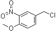 3-Nitro-4-methoxybenzyl chloride molecular structure (CAS 6378-19-4)