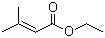 3-甲基-2-丁烯酸乙酯分子结构 (CAS 638-10-8)