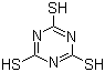 结构式 CAS# 638-16-4, 三聚硫氰酸; 硫代三聚氰酸; 三巯基均三嗪; 硫化剂 TMT