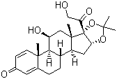 结构式 CAS# 638-94-8, 地索奈德