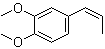 顺式-甲基异丁香油酚分子结构 (CAS 6380-24-1)