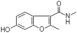 6-Hydroxy-N,2-dimethylbenzofuran-3-carboxamide molecular structure (CAS 638217-08-0)