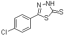 5-(4-氯苯基)-1,3,4-噻二唑-2(3H)-硫酮分子结构 (CAS 63857-85-2)