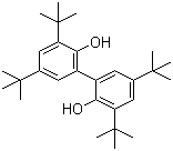 structure of CAS# 6390-69-8, 3,3',5,5'-Tetra-tert-butyl-2,2'-biphenyldiol;2,2'-Dihydroxy-3,3',5,5'-tetra-tert-butyl-1,1'-biphenyl; 2,2'-Dihydroxy-3,3',5,5'-tetra-tert-butyl-1,1'-diphenyl; 2,2'-Dihydroxy-3,3',5,5'-tetra-tert-butylbiphenyl; 3,3',5,5'-Tetrakis(1,1-dimethylethyl)-[1,1'-biphenyl]-2,2'-diol; 3,3',5,5'-Tetrakis(tert-butyl)biphenyl-2,2'-diol