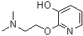 2-(2-Dimethylaminoethoxy)pyridin-3-ol molecular structure (CAS 639029-36-0)