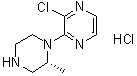 (2R)-1-(3-Chloro-2-pyrazinyl)-2-methylpiperazine hydrochloride molecular structure (CAS 639029-52-0)