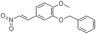 (E)-1-Methoxy-4-(2-nitroethenyl)-2-(phenylmethoxy)benzene molecular structure (CAS 63909-29-5)