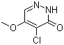 structure of CAS# 63910-43-0, 4-Chloro-5-methoxypyridazin-3(2H)-one