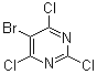 结构式 CAS# 63931-21-5, 5-溴-2,4,6-三氯嘧啶