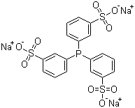 三苯基膦三间磺酸钠盐分子结构 (CAS 63995-70-0)