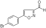 结构式 CAS# 640292-04-2, 5-(4-溴苯基)-3-异恶唑甲醛
