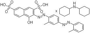溶剂红 32分子结构 (CAS 6406-53-7)