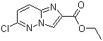 Ethyl 6-chloroimidazo[1,2-b]pyridazine-2-carboxylate molecular structure (CAS 64067-99-8)
