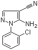 5-氨基-1-(2-氯苯基)-1H-吡唑-4-甲腈分子结构 (CAS 64096-89-5)