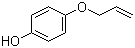 structure of CAS# 6411-34-3, 4-Allyloxyphenol;Hydroquinone monoallyl ether; O-allylhydroquinone; p-Allyloxyphenol