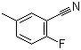 2-氟-5-甲基苯腈分子结构 (CAS 64113-84-4)