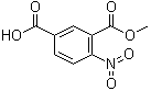 structure of CAS# 64152-09-6, 3-(Methoxycarbonyl)-4-nitrobenzoic acid;4-Nitro-1,3-benzenedicarboxylic acid 3-methyl ester